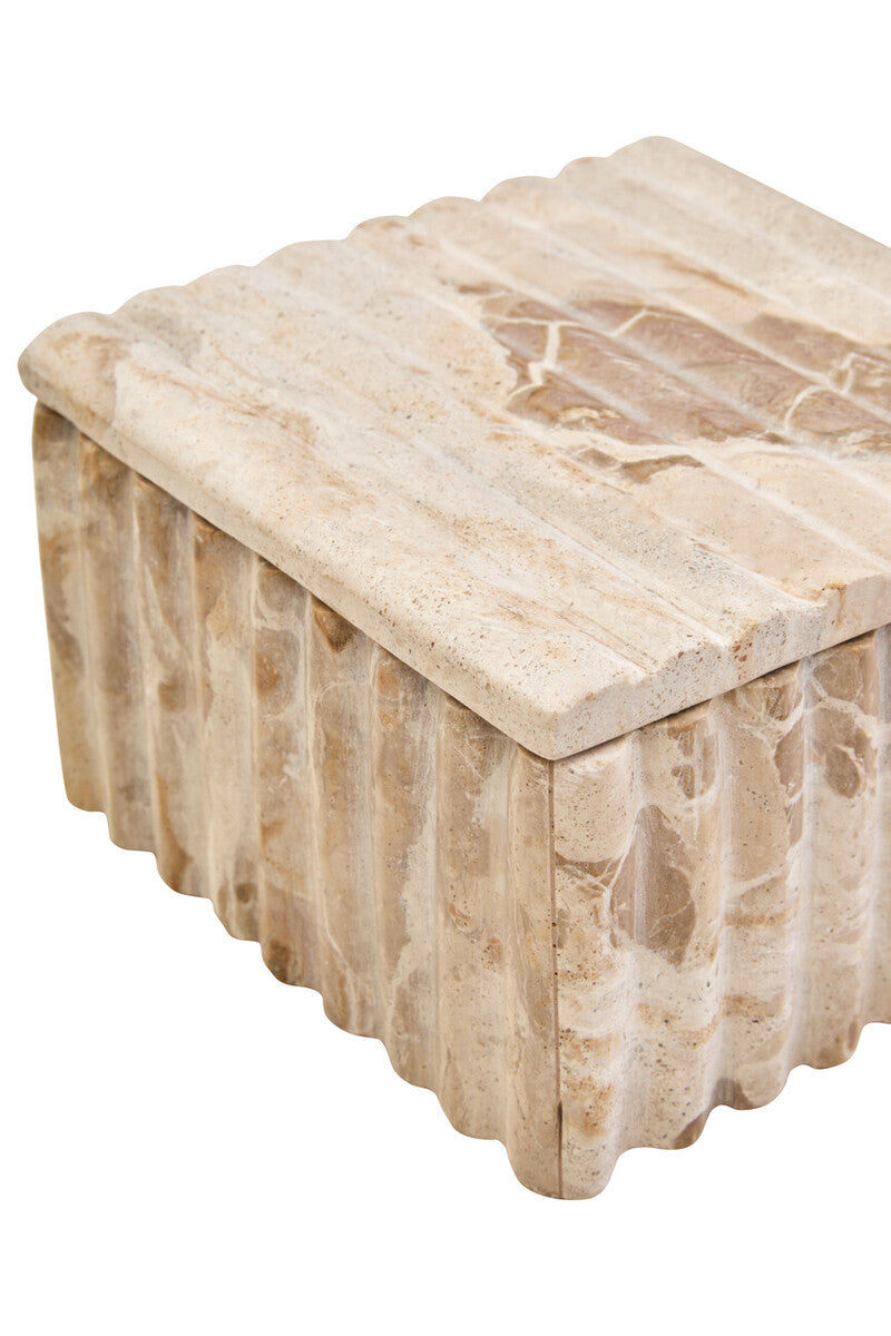 Santino Square Chocolate Marble Box