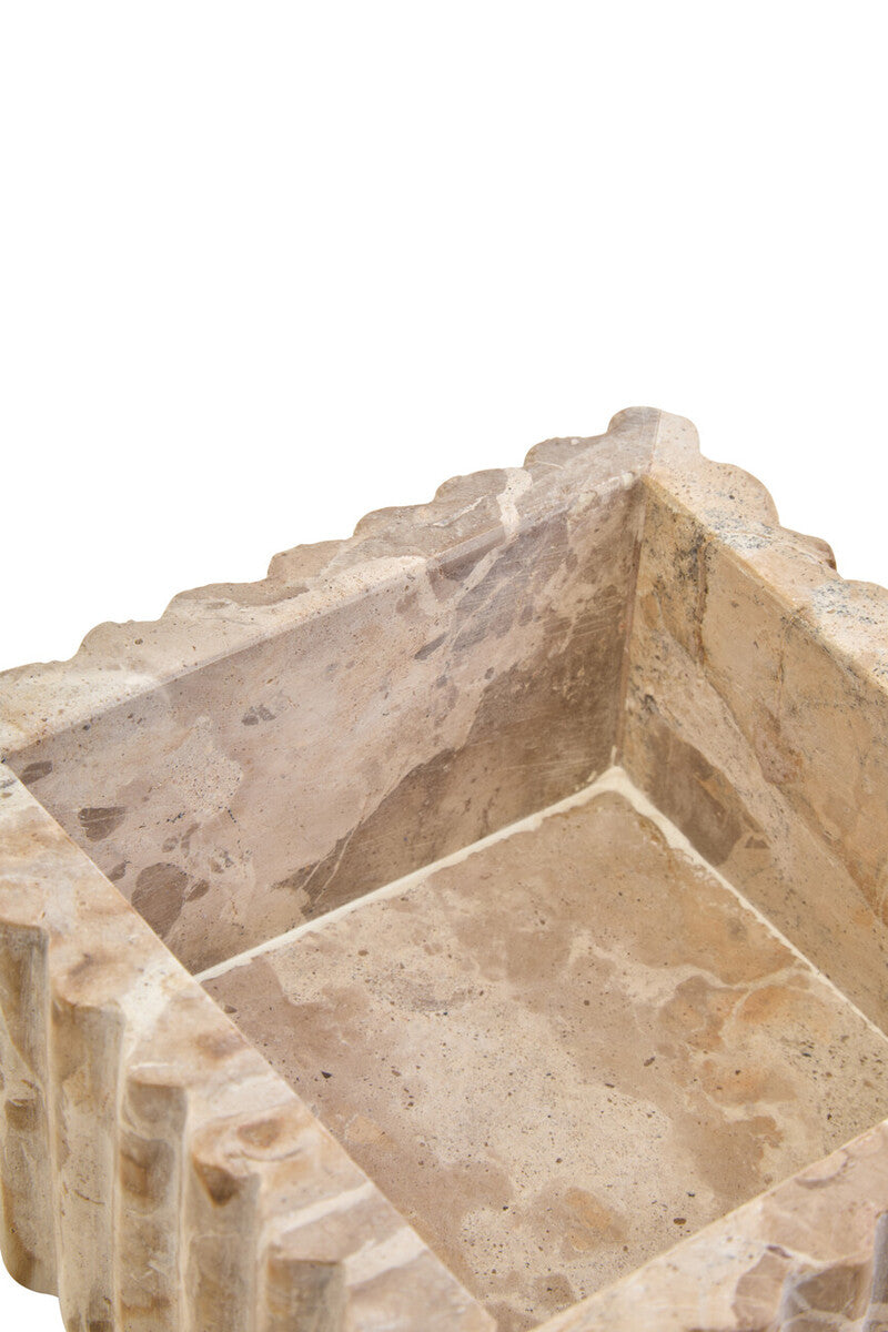 Santino Square Chocolate Marble Box - Image 13