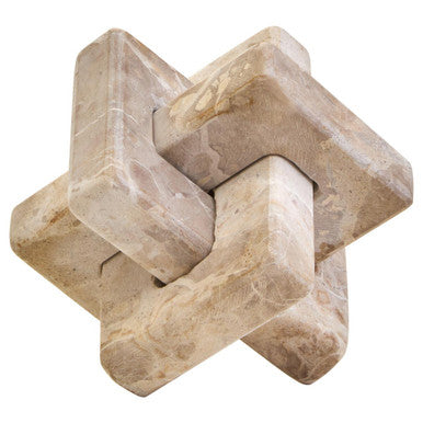 Santino Chocolate Marble Knot Sculpture