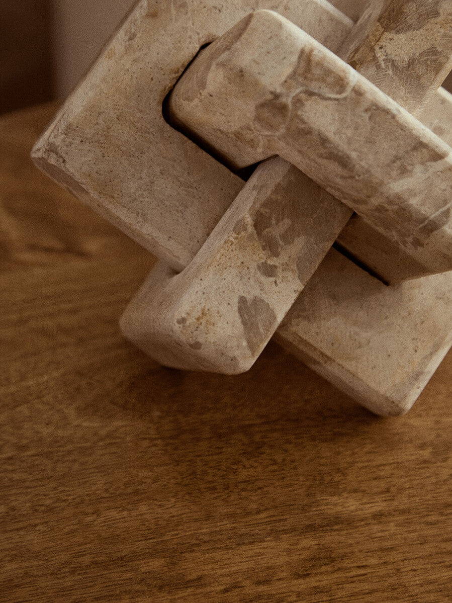 Santino Chocolate Marble Knot Sculpture - Image 5