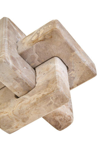 Santino Chocolate Marble Knot Sculpture