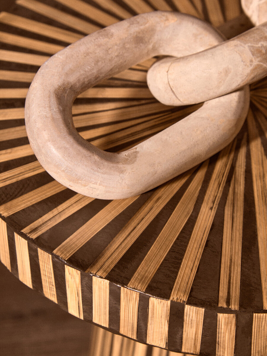 Santino Chocolate Marble Three Link Chain - Image 3