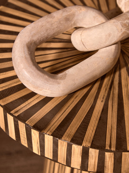 Santino Chocolate Marble Three Link Chain