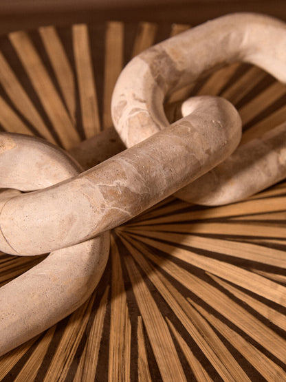 Santino Chocolate Marble Three Link Chain