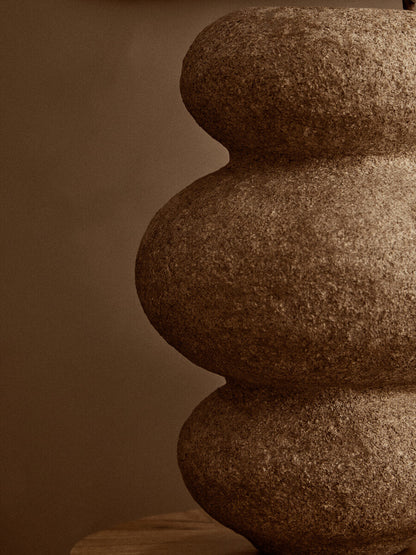 Sanai Cotton Mache And Coco Shell Bubble Vase