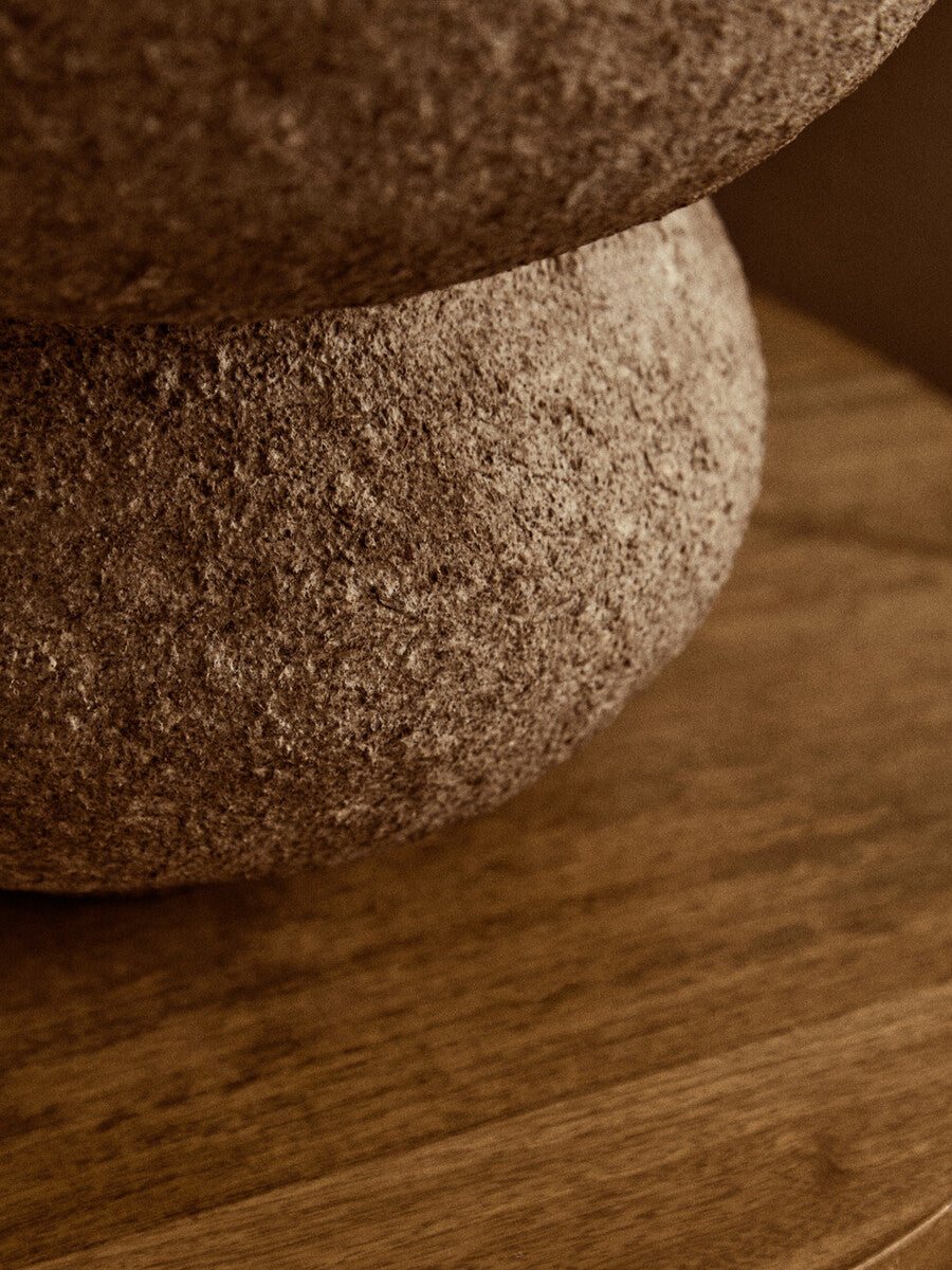 Sanai Cotton Mache And Coco Shell Bubble Vase