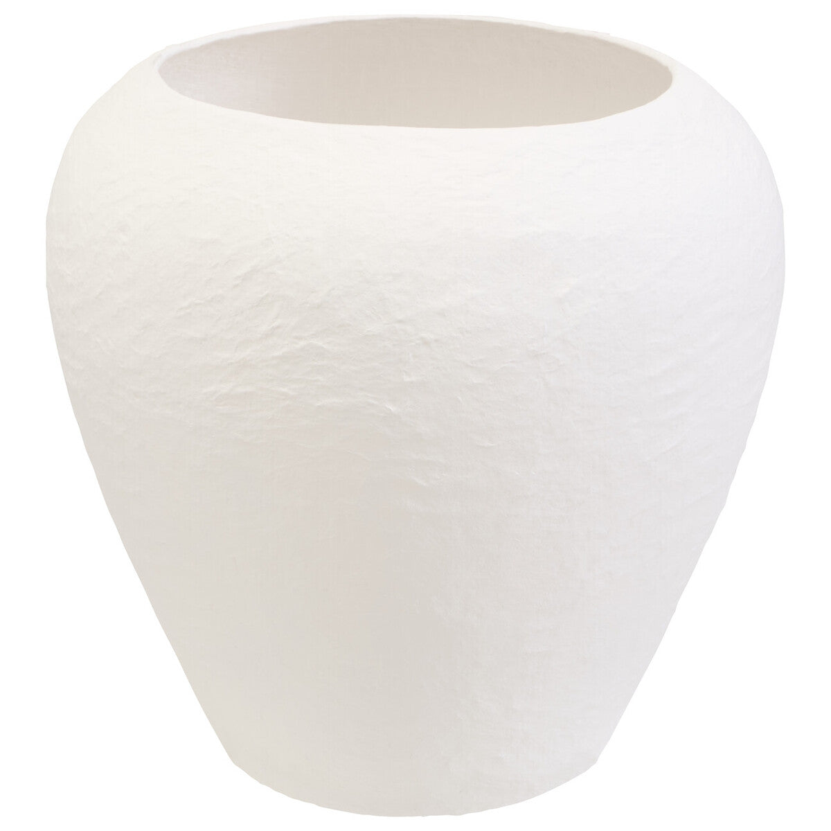 Sanai Cotton Mache Large White Planter