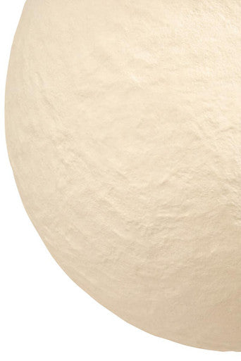Sanai Cotton Mache Large Cream Vase - Image 9