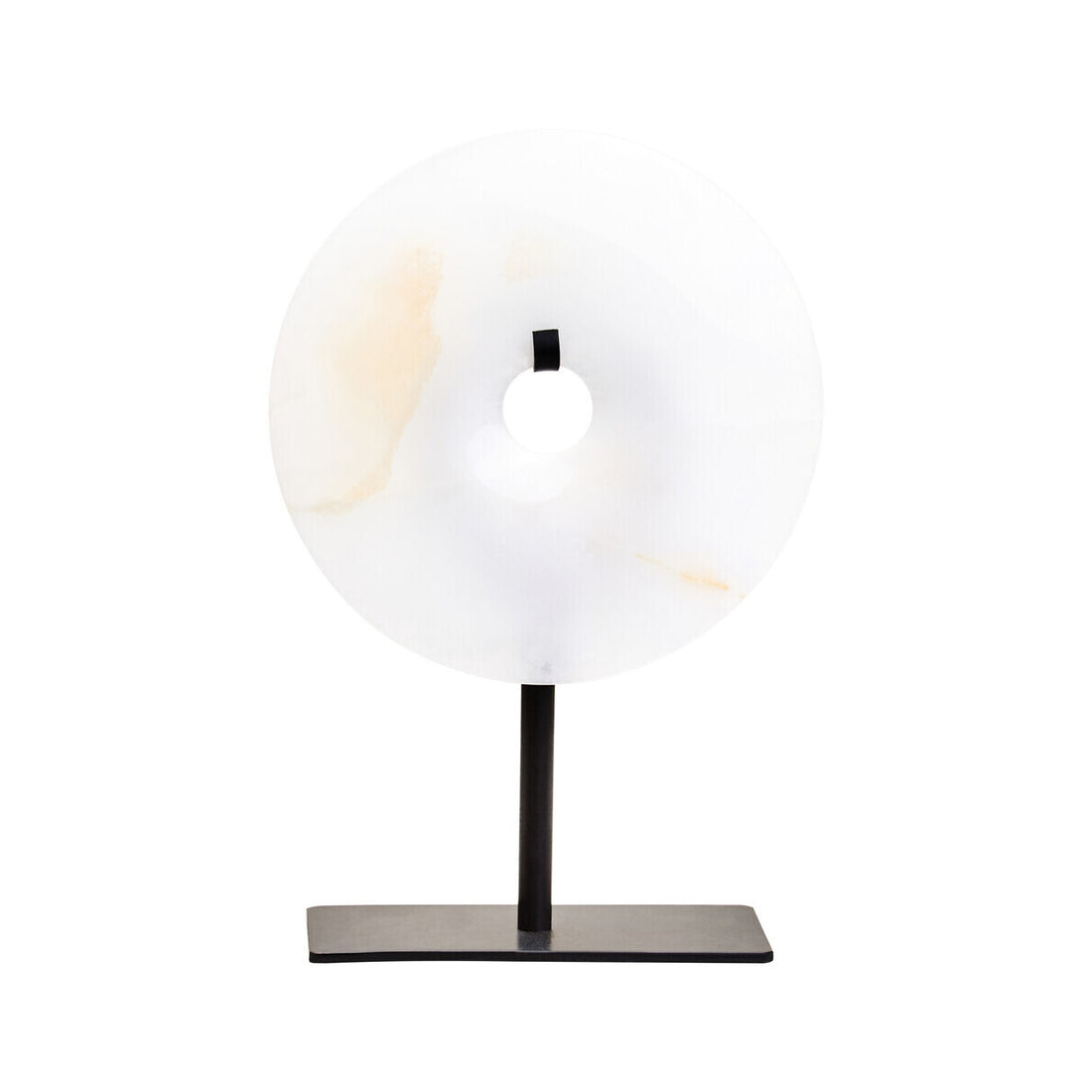 Oleena Extra Small Round Onyx Disc Sculpture