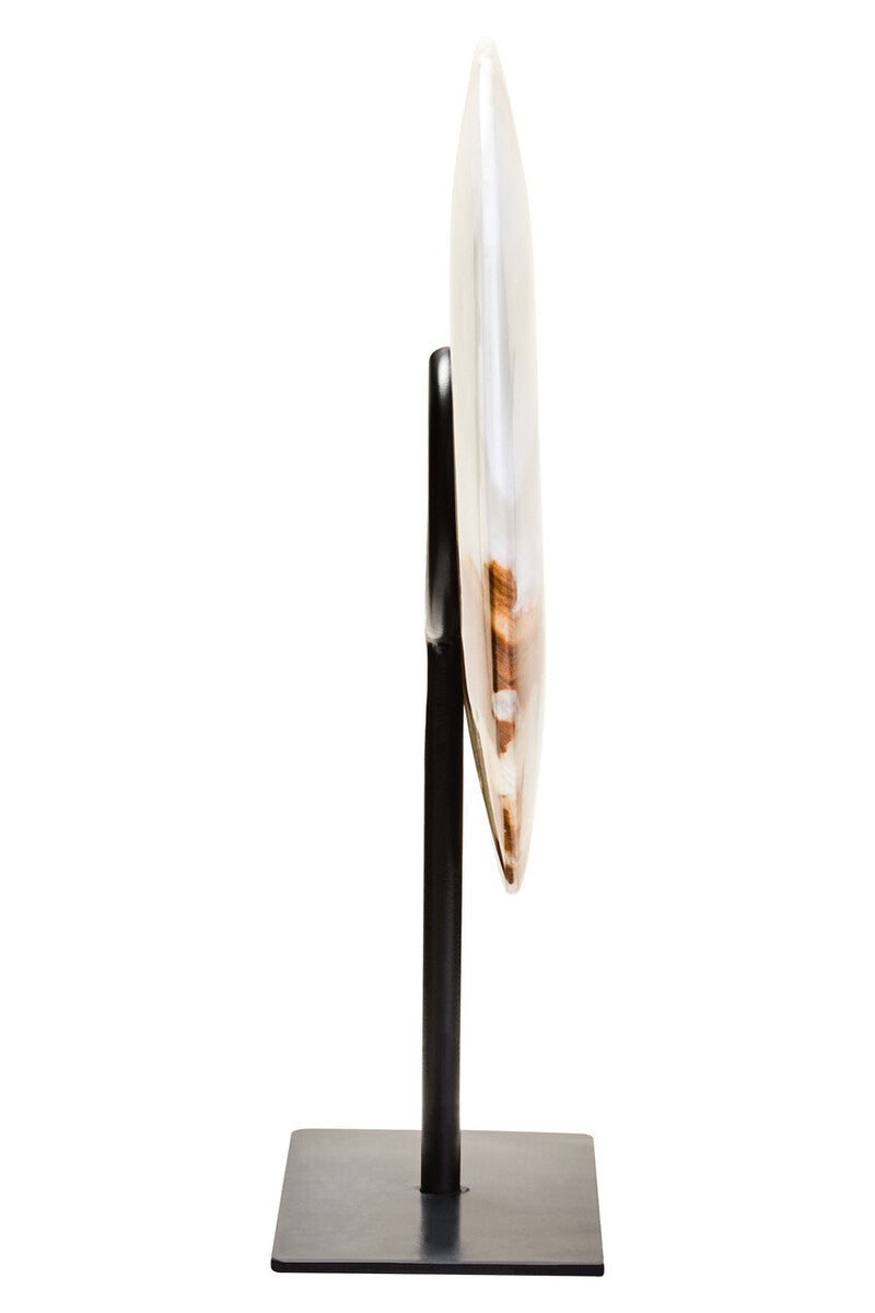 Oleena Small Round Dia 20cm Onyx Disc Sculpture