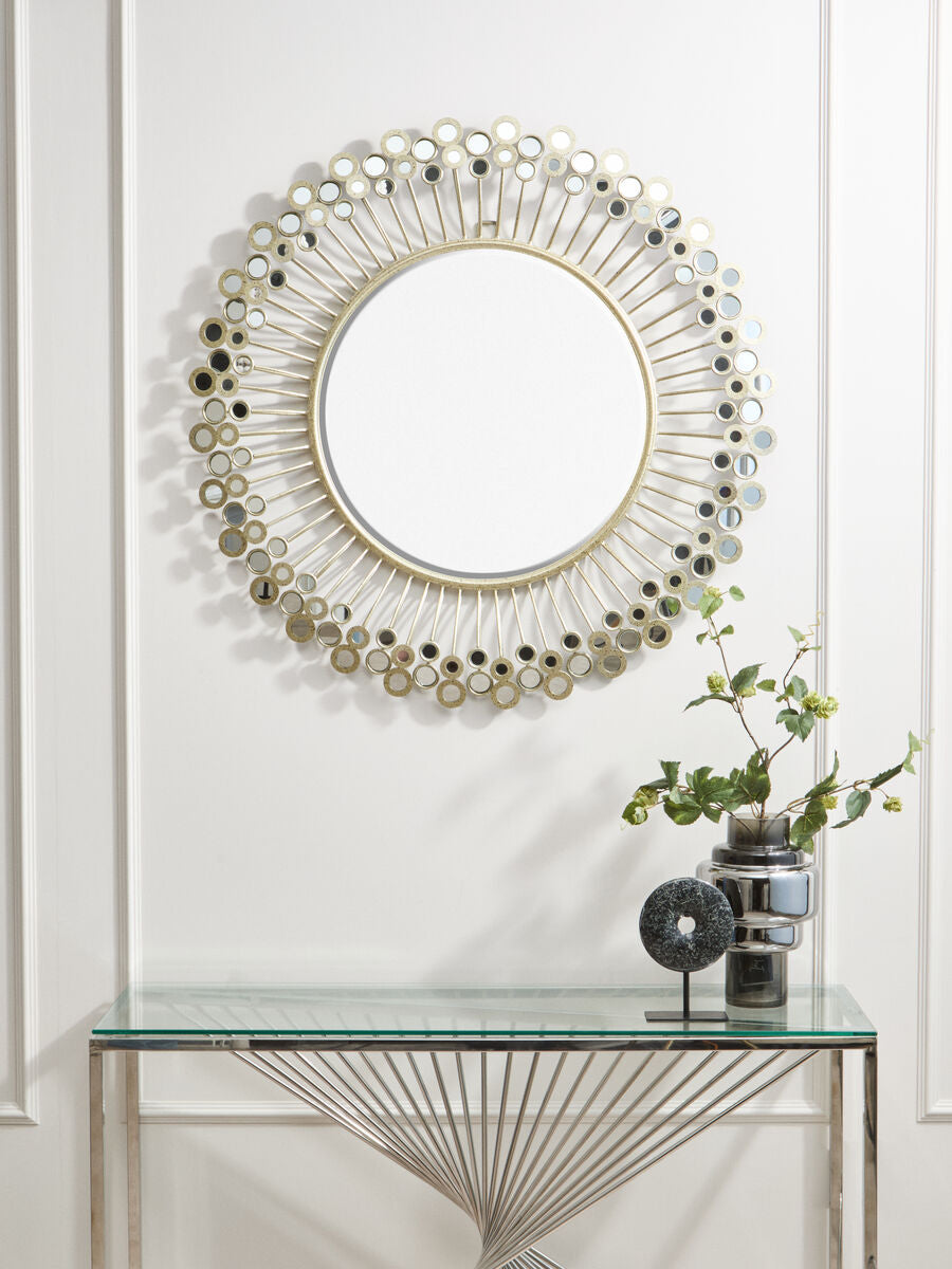 Salmo Small Black Marble Round Dia 20cm Disc Sculpture