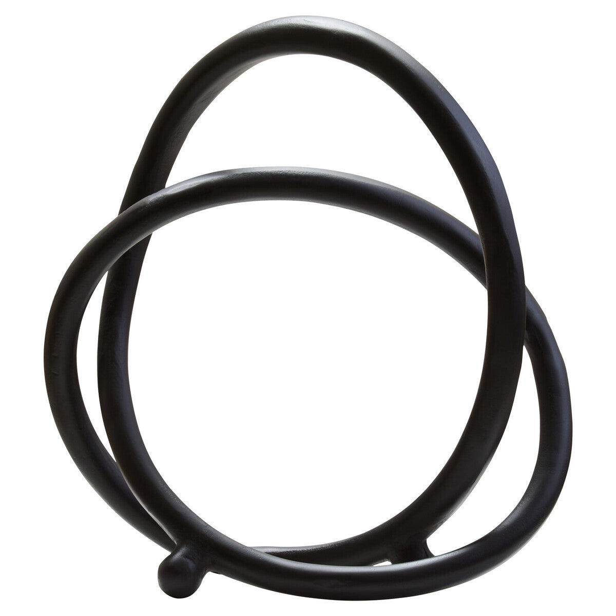 Prato Matte Black Nickel Finish Twist Sculpture