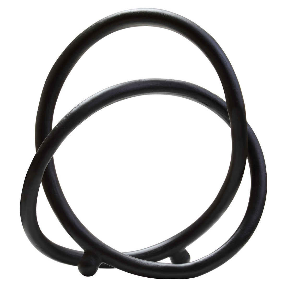 Prato Matte Black Nickel Finish Twist Sculpture