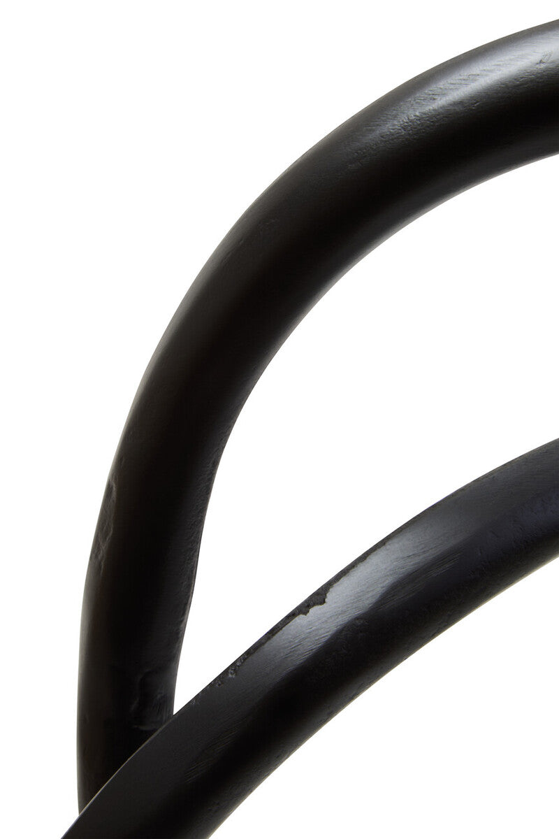 Prato Matte Black Nickel Finish Twist Sculpture - Image 6