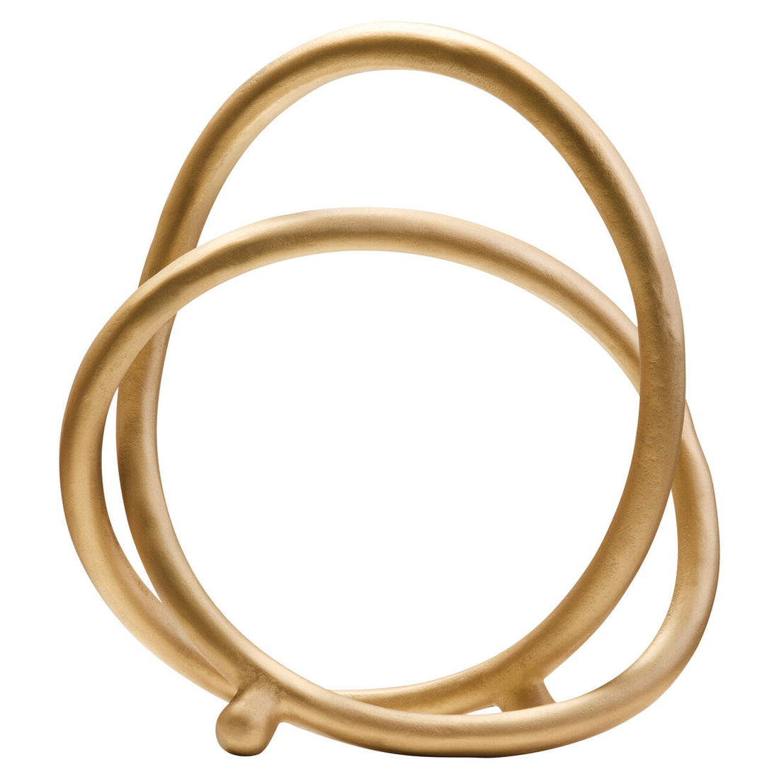 Prato Matte Gold Finish Twist Sculpture - Image 5