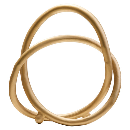 Prato Matt Gold Finish Twist Sculpture