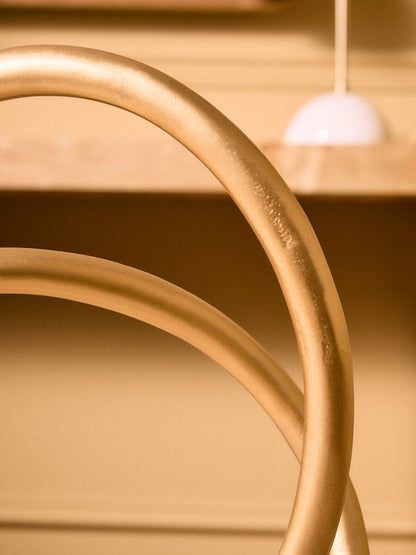 Prato Matt Gold Finish Twist Sculpture