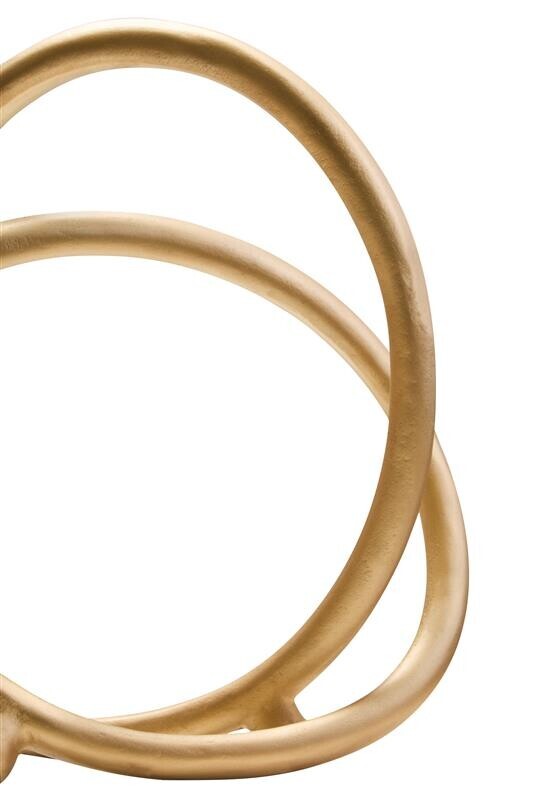 Prato Matte Gold Finish Twist Sculpture - Image 6