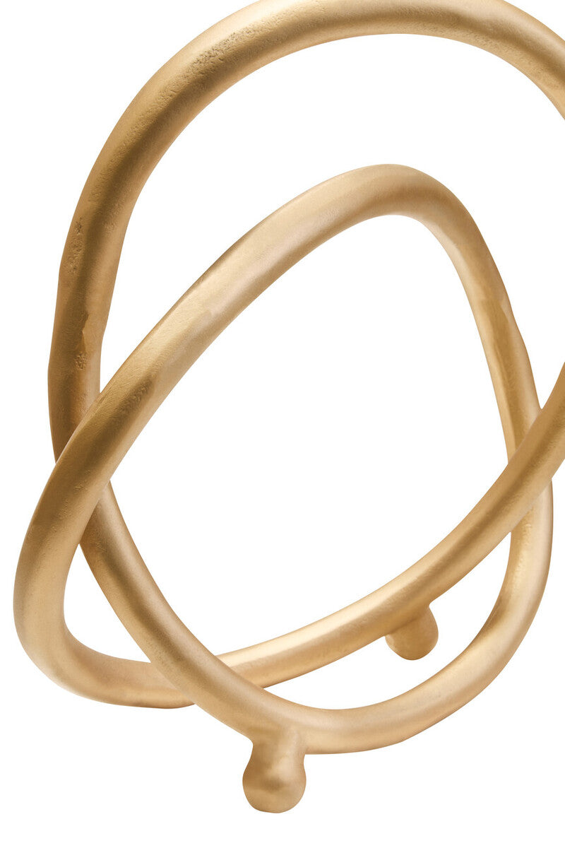 Prato Matte Gold Finish Twist Sculpture - Image 12