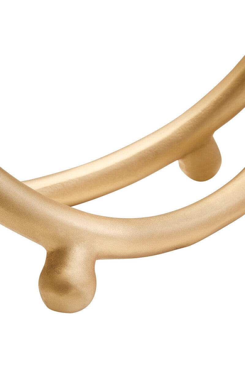 Prato Matte Gold Finish Twist Sculpture - Image 13