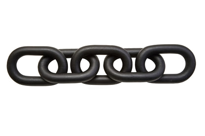 Cato Black Wood 5 Link Chain Decor