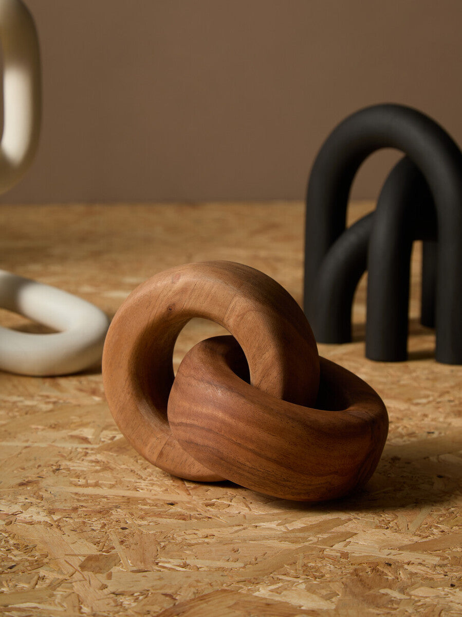 Cato Natural Wood Knot Decor