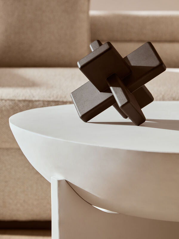 Cato Black Wood Sculpture