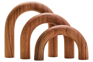 Cato Natural Wood Arch Sculpture