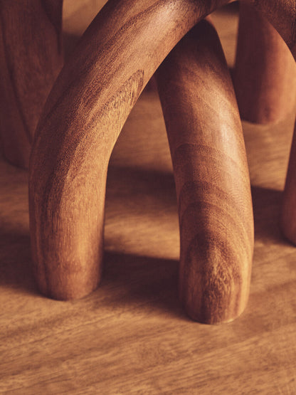 Cato Natural Wood Arch Sculpture