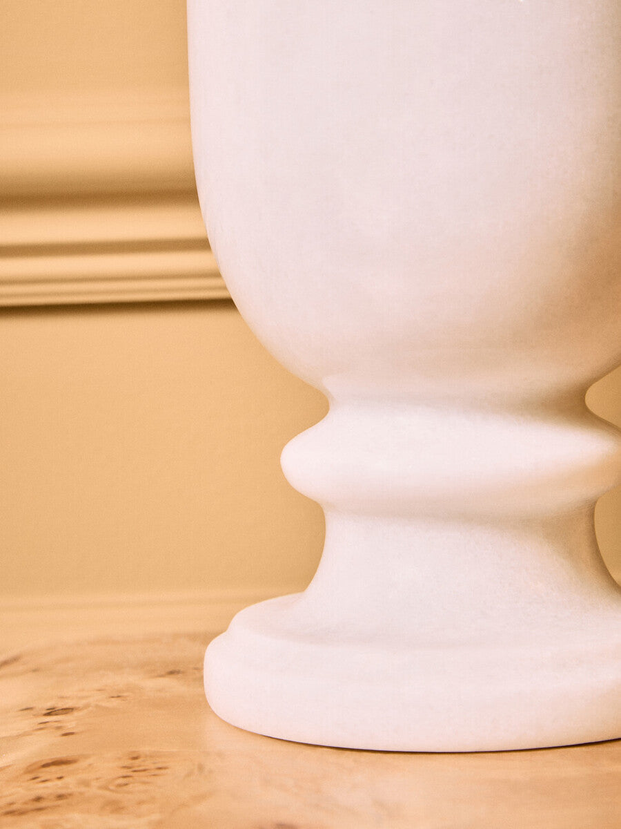 Zoro White Marble Vase