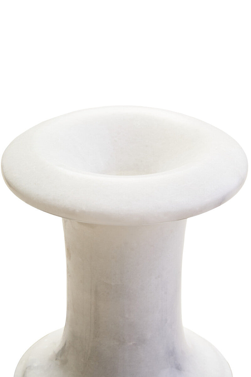 Zoro White Marble Vase
