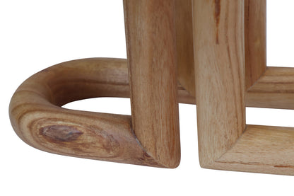 Arlo Natural Wood Set Of 2 Bookends