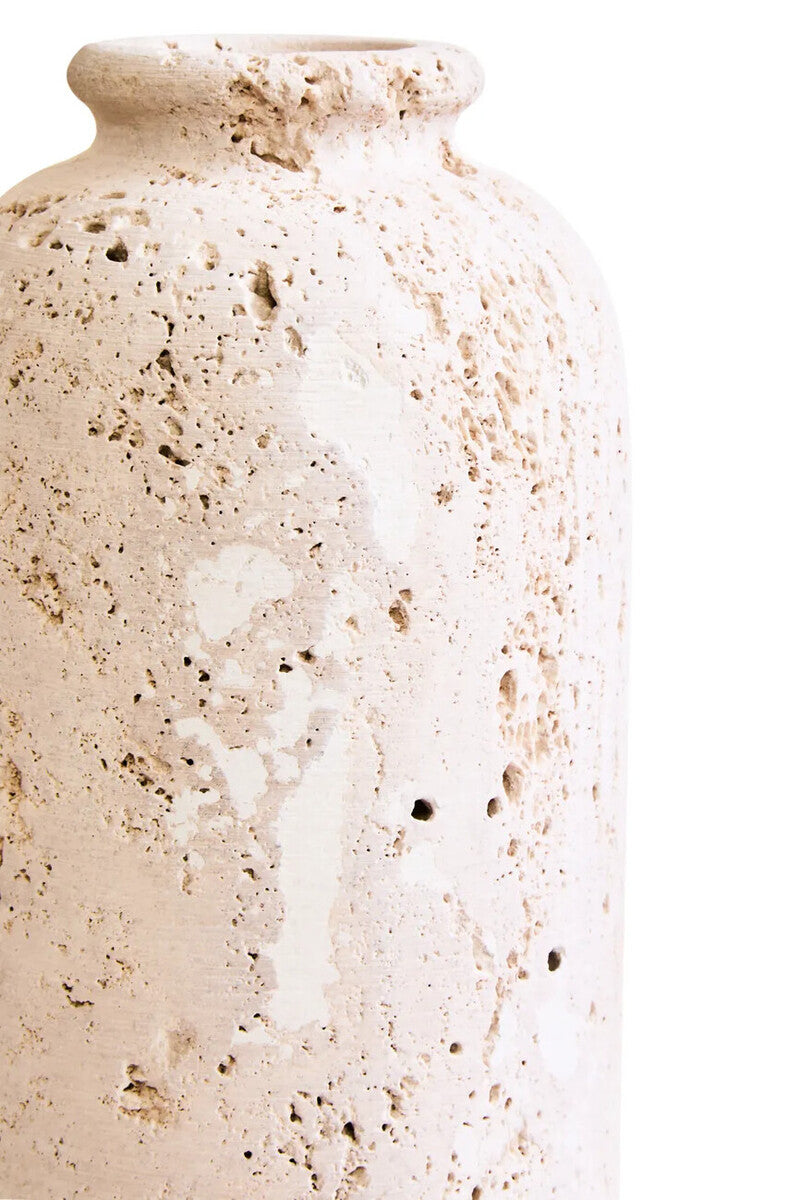 Tibor Travertine Tall Vase