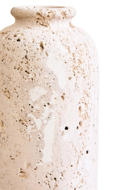Tibor Travertine Tall Vase