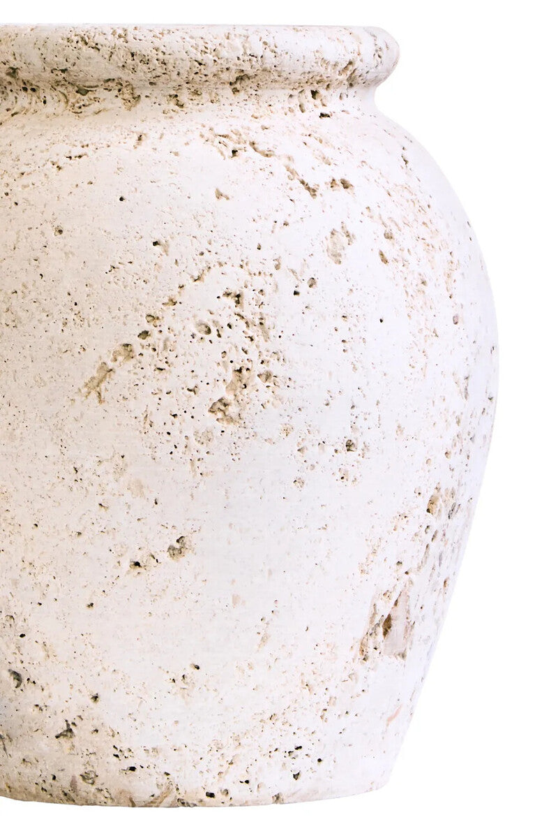 Tibor Travertine Vase