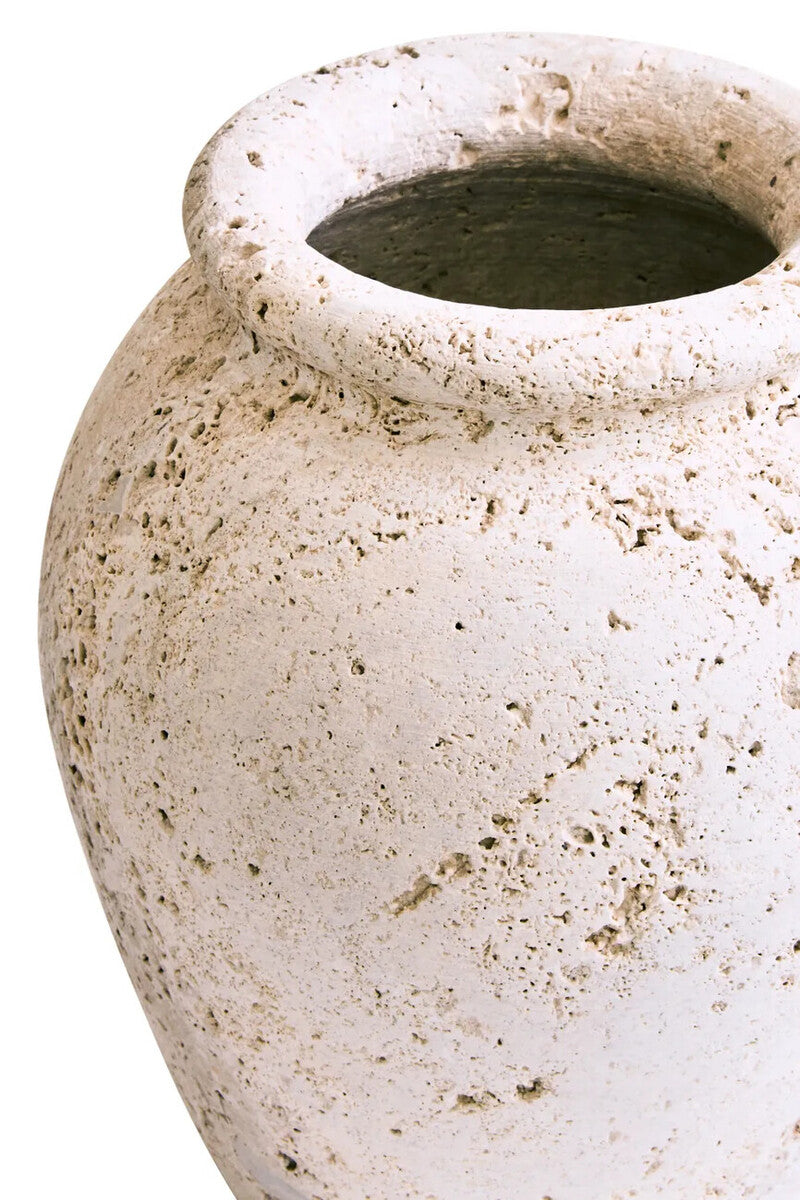Tibor Travertine Vase