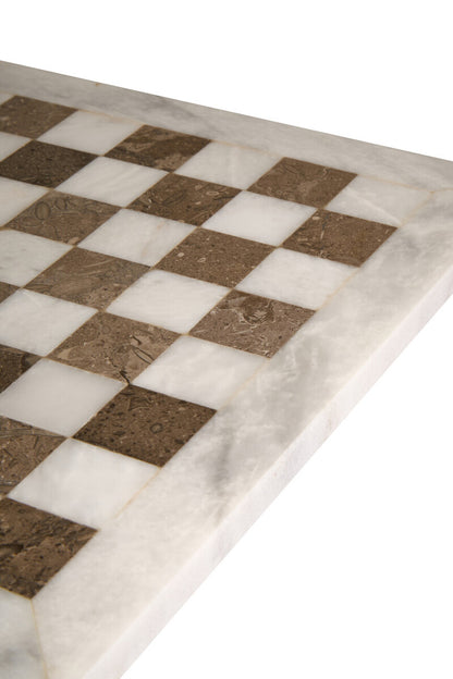 Flos White and Grey Small Marble Chess Set - Image 7