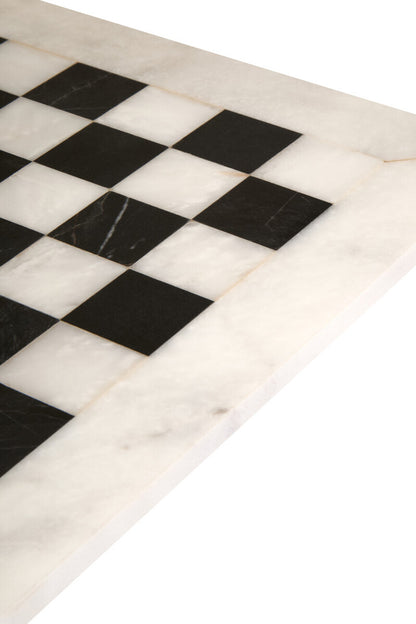 Flos Carved White and Black Large Marble Chess Set - Image 7