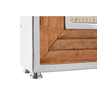 Hampstead Mantel Clock with Wooden Details