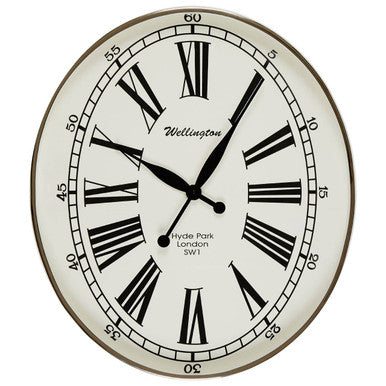 Shop Hampstead White and Black Wall Clock from Orsina