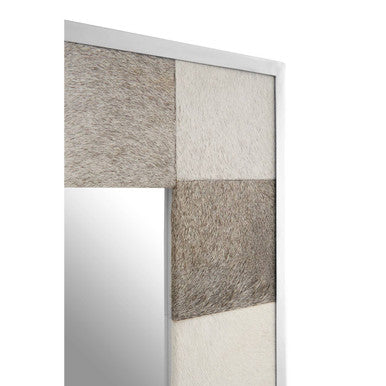 Kensington Townhouse Leather Patchwork Wall Clock - Image 4
