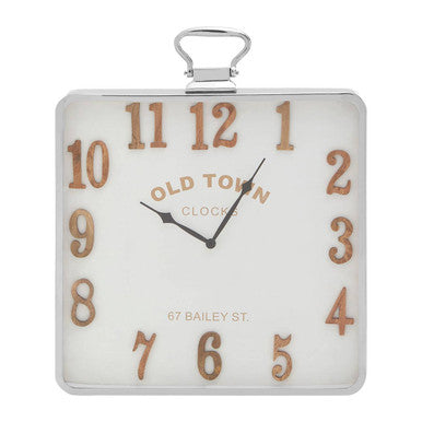 Hampstead Pocket Style Square Wall Clock