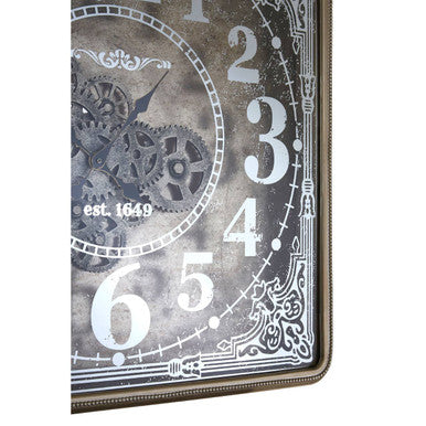 Carlin Antique Gold Square Wall Clock - Image 4