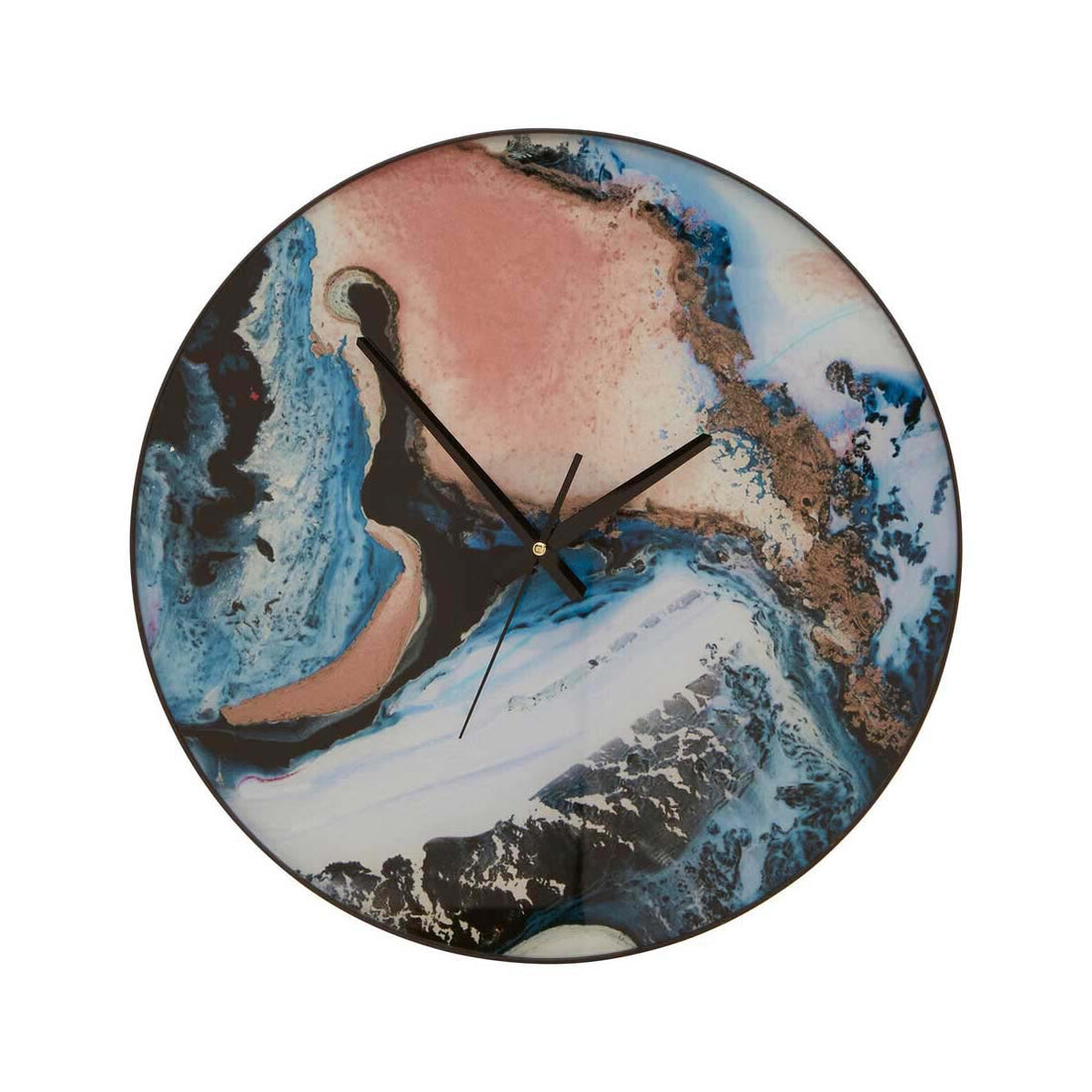 Celina Pink And Blue Wall Clock