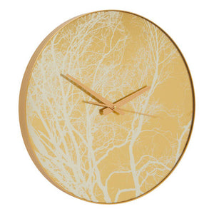Celina Gold Finish Branch Design Wall Clock