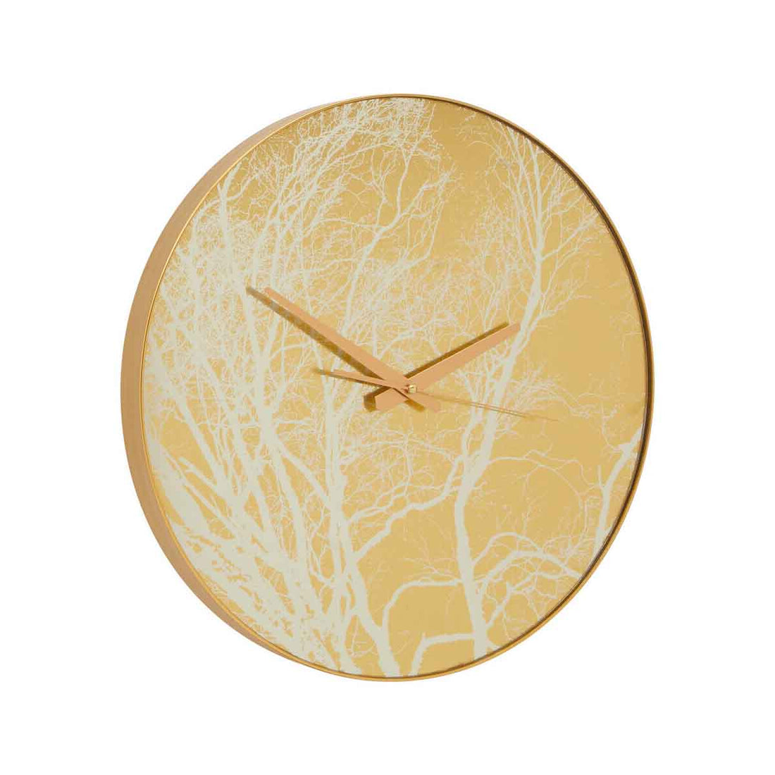 Celina Gold Finish Branch Design Wall Clock