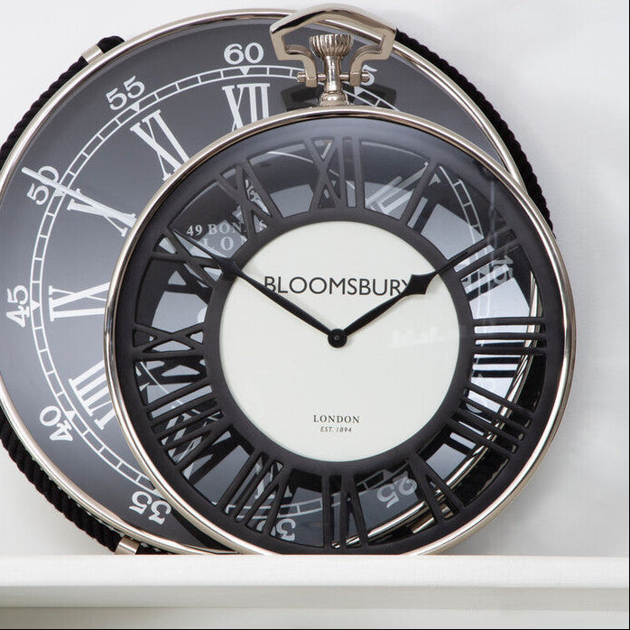 Decorative wall clock with &