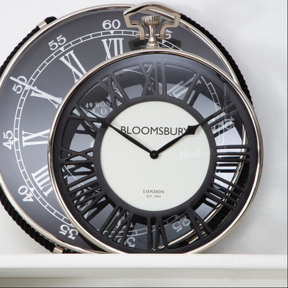 Decorative wall clock with &