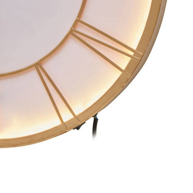 Genova Small Gold And White Led Wall Clock - Image 5