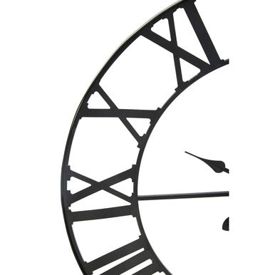 Genova Black Metal Wall Clock - Image 9